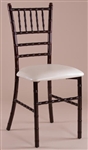 Mahogany Chiavari Metal Chair Discount Prices