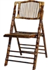 Discount bamboo folding chair