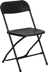 Discount Prices Black Poly Folding Chair