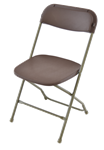 Brown Poly Chair,Samsonite Folding Chairs, Rental Folding Chairs on sale, WHOLESALE CHIARS