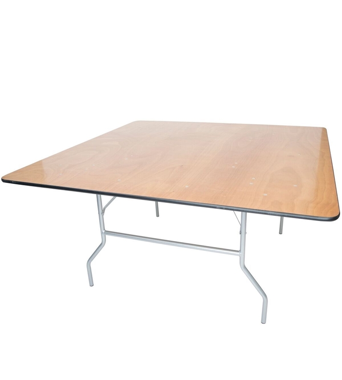 48 inch Square Plywood Round Folding Tables DISCOUNT