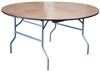 53" Plywood Round Folding Tables | Hotel Banquet Folding Tables | Round Tables | WHOLESALE Tables