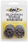 Bolt MC Hardware Aluminum Works Washers - 6mm - Silver