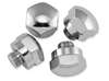 Colony Rocker Shaft End Plug Kit - Acorn Style - Chrome