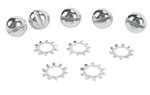 Colony Wheel Hub Outer Cover Screw Kit - Chrome