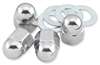 Colony Rocker Shaft Nut & Washer Kit - Acorn Style - Chrome