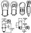 #906,Wedge,6CP,12V, CD/ 2