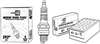 Spark Plug, 4/Box