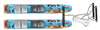 Kids Wood Trainer Skis w/Rope, 48"