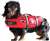 Neoprene Doggy Vest, S, Red, 15-20 lbs.