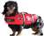 Neoprene Doggy Vest, L, Red, 50-90 lbs.