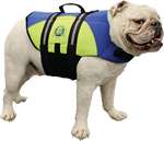 Neoprene Doggy Vest, L, Blue/Yellow, 50-90 lbs.