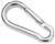 Spring Hook, 2-3/8", Stainless Steel