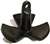 River Anchor, 15 lb., Black Vinyl