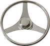 Stainless Steel Steering Wheel, 15-1/2"