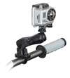 RAM Mounts Handlebar Rail Mount with Zinc Coated U-Bolt & 1in. Ball With Custom GoPro Hero Adapter