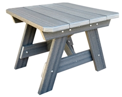 Square End Table, Premium Woodgrain