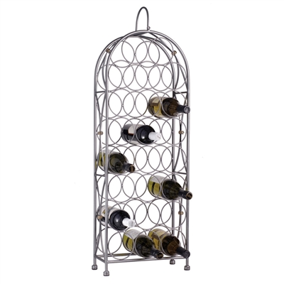 Bordeaux Chateau 23-Bottle Floor Rack