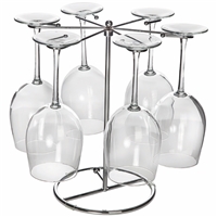 Wine Glass Drying Rack, 6 Stems