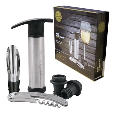 Cellar Dine Wine Accessory Gift Set