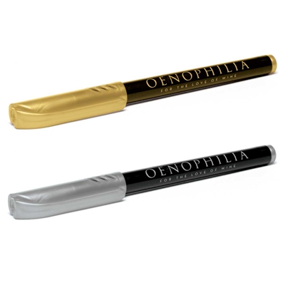 Metallic Bottle Pens, 2-Pack