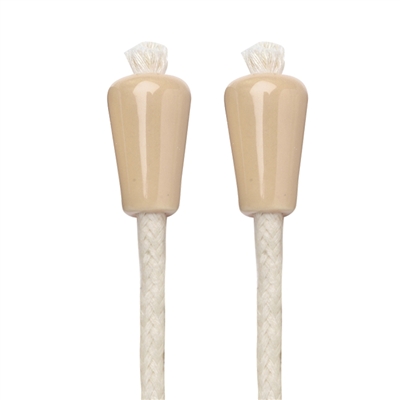 Afterglow Ceramic Beige Bottle Wick, Set of 2