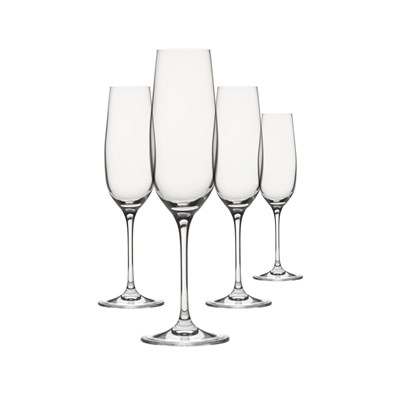 Shatterproof Champagne Drinkware, Set of 4