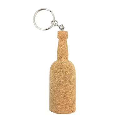 Cork Bottle Keychain