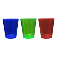 Acrylic Shot Glasses, 3-Pack