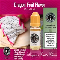 10ml bottle of Dragon Fruit flavored e-liquid from LogicSmoke, available in 5 nicotine levels. Perfect for vapers looking for an exotic and refreshing flavor.