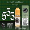 10ml bottle of 555 flavored e-liquid from LogicSmoke, available in 5 nicotine levels. Perfect for vapers looking for a classic and satisfying tobacco flavor.