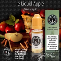 10ml bottle of Apple flavored e-liquid from LogicSmoke, available in 5 nicotine levels. Perfect for vapers looking for a crisp and refreshing taste.
