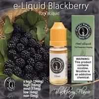 10ml bottle of blackberry flavored e-liquid from LogicSmoke, available in 5 nicotine levels. Perfect for vapers looking for a sweet and tangy taste of blackberries.