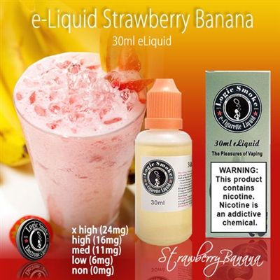 LogicSmoke Strawberry Banana Vape Liquid - Fusion Delight