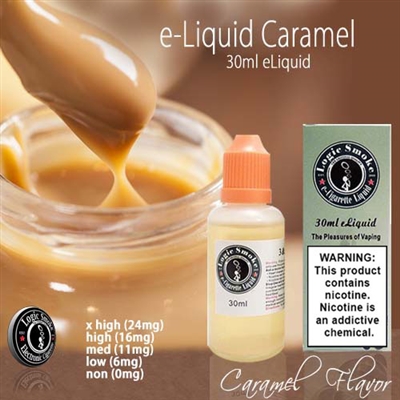 30ml Caramel Flavor e Liquid from LogicSmoke