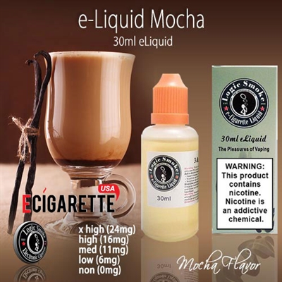 Mocha Creme Vape Liquid - A velvety blend of mocha and cream, delivering hours of flavorful vapor.