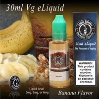 Freshly peeled Banana vape juice.