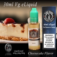 Creamy, sweet Cheesecake vape juice.