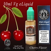 Perfectly ripe cherry vape juice.