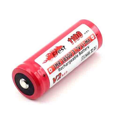 Efest Box Mod Battery IMR 18500 1100mah 3.7V Button Top