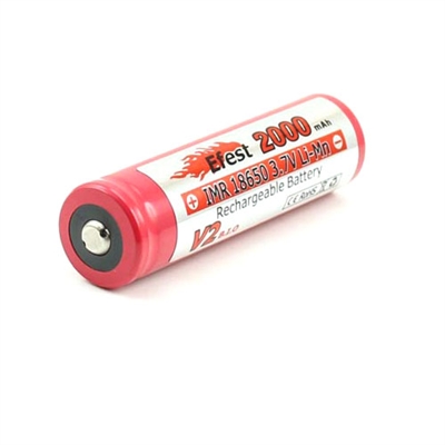 Efest Box Mod Battery IMR 18650 2000mah 3.7V Button Top