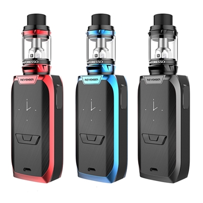 Get past your bad e cigarette breakups and get revenge with a stunning new Vaporesso Revenger starter kit. This kit is comprised of the Revenger 220 Mod and the NGR 5ml Sub Tank.