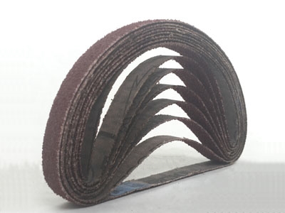 3/8" x 13" Sanding Belts AO Closed Coat 120 grit