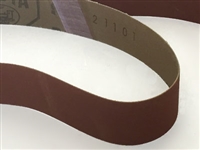 1-1/8" x 21" Sanding Belts AO Closed Coat 36 grit