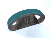 1-1/8" x 21" Sanding Belts Zirconia 40 grit