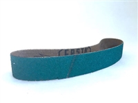 1-1/8" x 21" Sanding Belts Premium Zirconia 36 grit