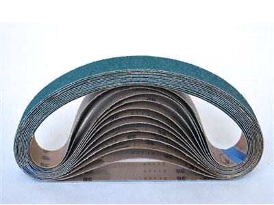 2" x 42" Sanding Belts Zirconia 36 grit