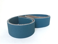2-1/4" x 80" Sanding Belts Zirconia 100 grit
