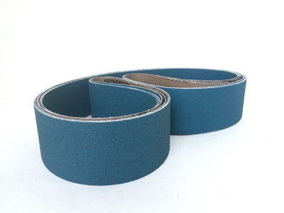 2-1/4" x 80" Sanding Belts Zirconia 120 grit