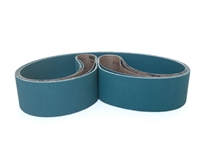 2-1/4" x 80" Sanding Belts Premium Zirconia 50 grit